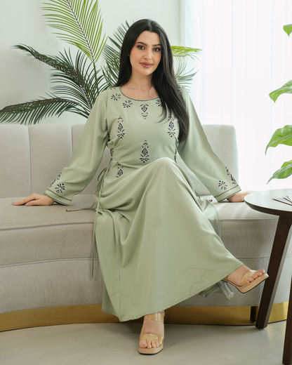 Elegant Eid Ul Fitr jalabiya with a distinctive modern design - 4588