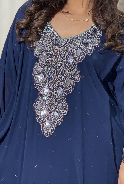 Zr786 - جلابية ذوق راقٍ بإطلالة محتشمة