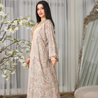 BintAlBilad Saudi Summer Jalabiya For Women New Collection Luxury Designs - 4350