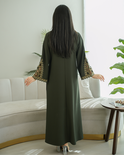 Elegant Eid Ul Fitr jalabiya with a distinctive modern design - 4514