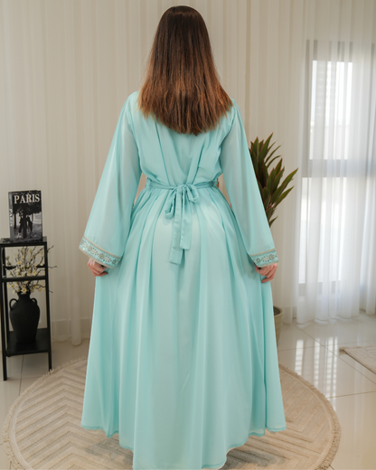 ZR726 - جلابية ذوق راقٍ بإطلالة محتشمة