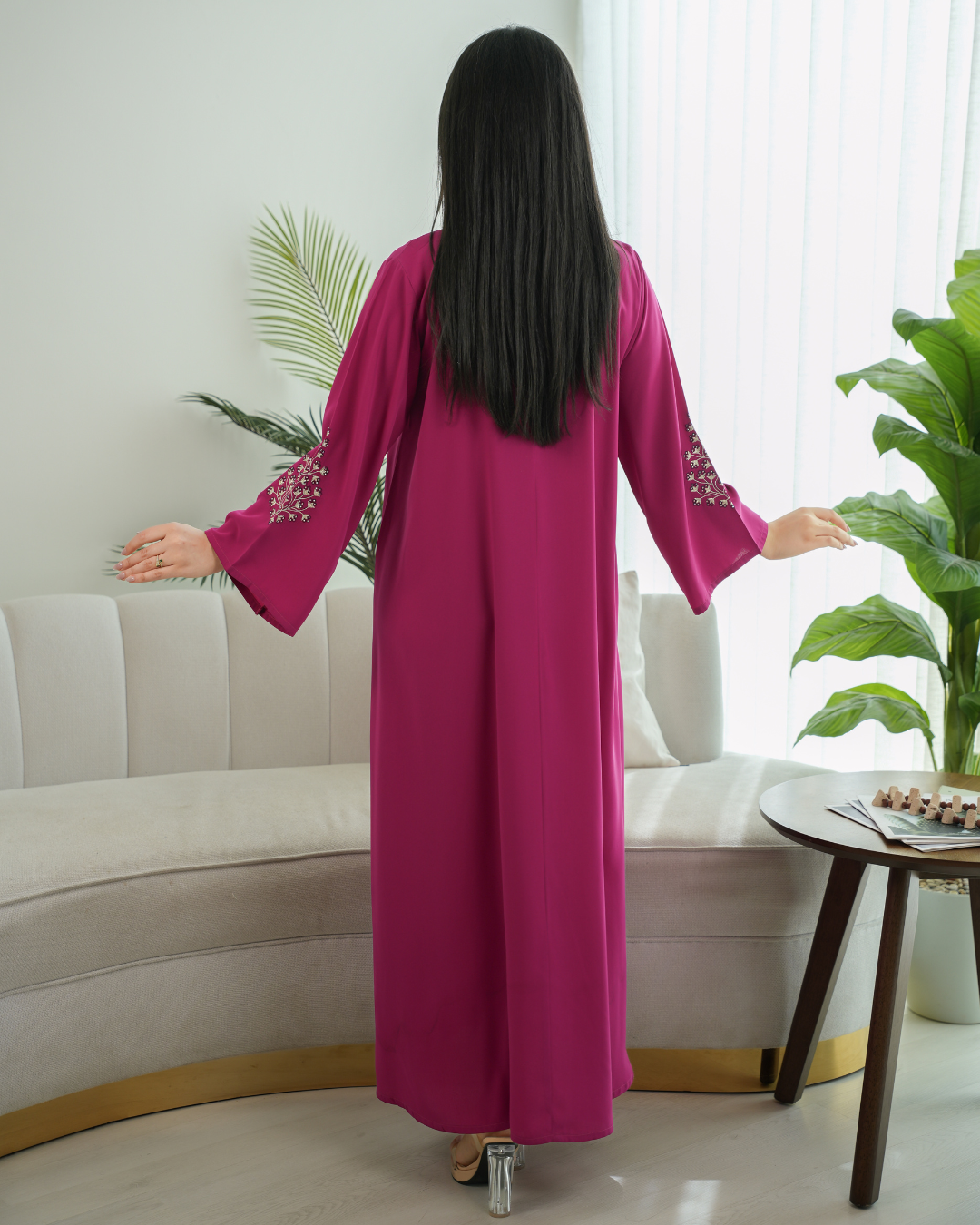 Elegant Eid Ul Fitr jalabiya with a distinctive modern design - 4555