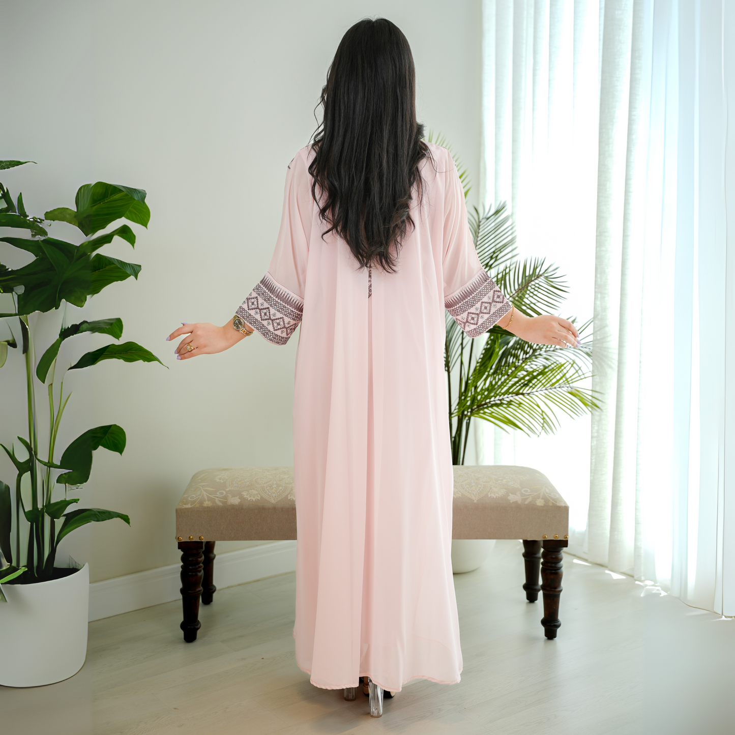 Bint Al-Bilad New Summer Collection 2025 | Stylish Jalabiyas & Kaftans - 4498