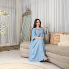 جلابية بنت البلاد السعودية الصيفية للنساء من مجموعة بنت البلاد الجديدة بتصاميم فاخرة - ZR548