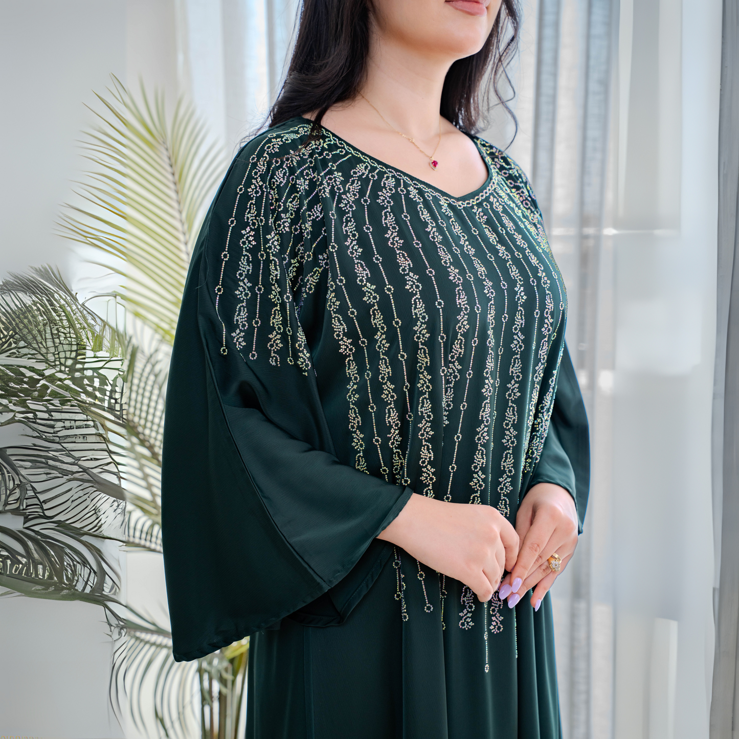Bint Al-Bilad New Summer Collection 2025 | Stylish Jalabiyas & Kaftans - 4500
