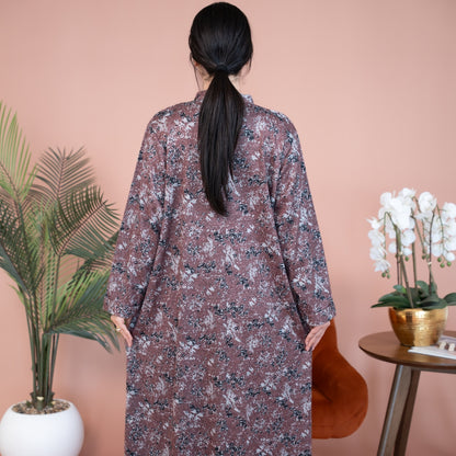 Elegant winter jalabiya with a distinctive modern design - DB227