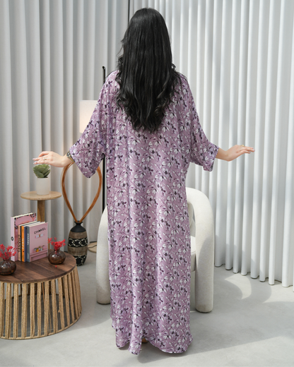 4371 - جلابية ذوق راقٍ بإطلالة محتشمة