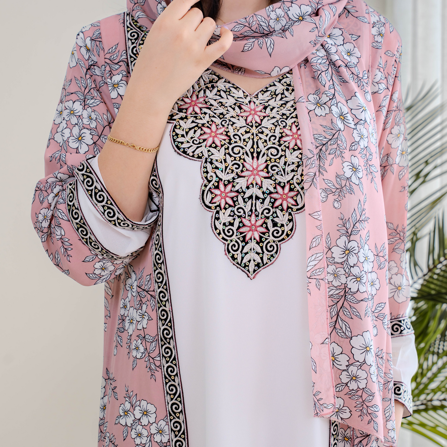 Bint Al-Bilad New Summer Collection 2025 | Stylish Jalabiyas & Kaftans - 4071