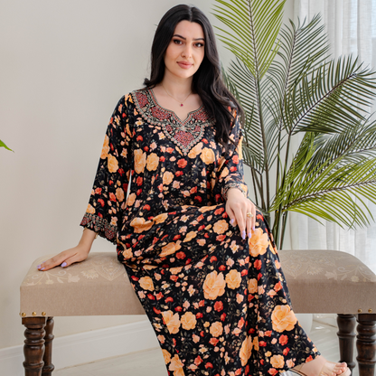 Bint Al-Bilad New Summer Collection 2025 | Stylish Jalabiyas & Kaftans - ZR-588