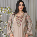 BintAlBilad Saudi Summer Jalabiya For Women New Collection Luxury Designs - 4350