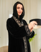 Winter Classic Abaya with Modern Cut – Timeless Modest Style By Bint Al Bilad - AB010