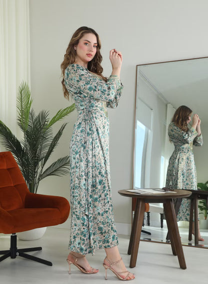 BintAlBilad Saudi Summer Jalabiya For Women New Collection Luxury Designs - ZR531