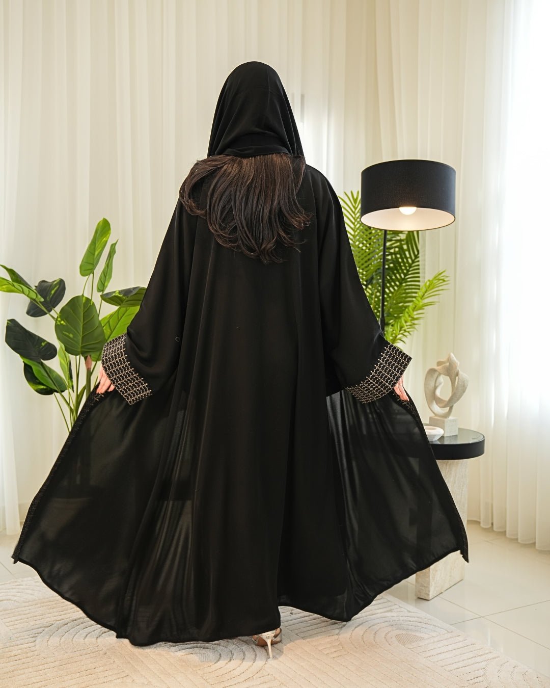 Classic Abaya with Modern Cut – Timeless Modest Style By Bint Al Bilad - AB001
