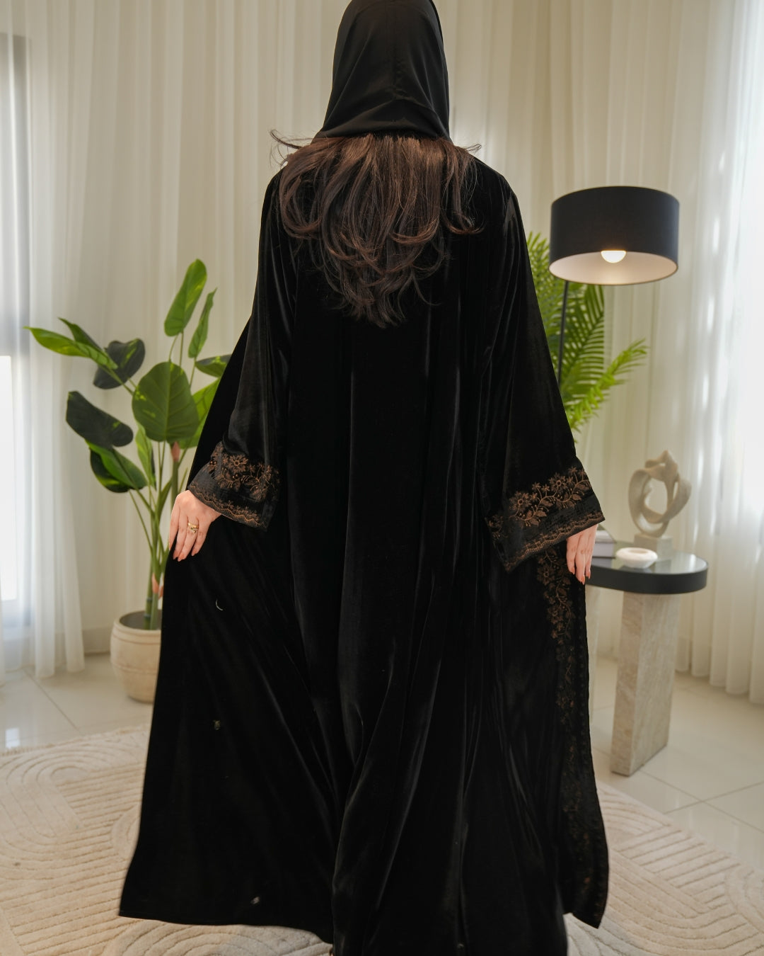 Winter Classic Abaya with Modern Cut – Timeless Modest Style By Bint Al Bilad - AB011