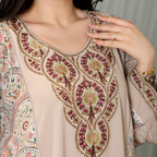 BintAlBilad Saudi Summer Jalabiya For Women New Collection Luxury Designs - 4350