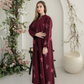 Elegant winter jalabiya with a distinctive modern design - 4622