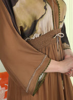 BintAlBilad Saudi Summer Jalabiya For Women New Collection Luxury Designs - ZR506
