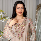 BintAlBilad Saudi Summer Jalabiya For Women New Collection Luxury Designs - 4350