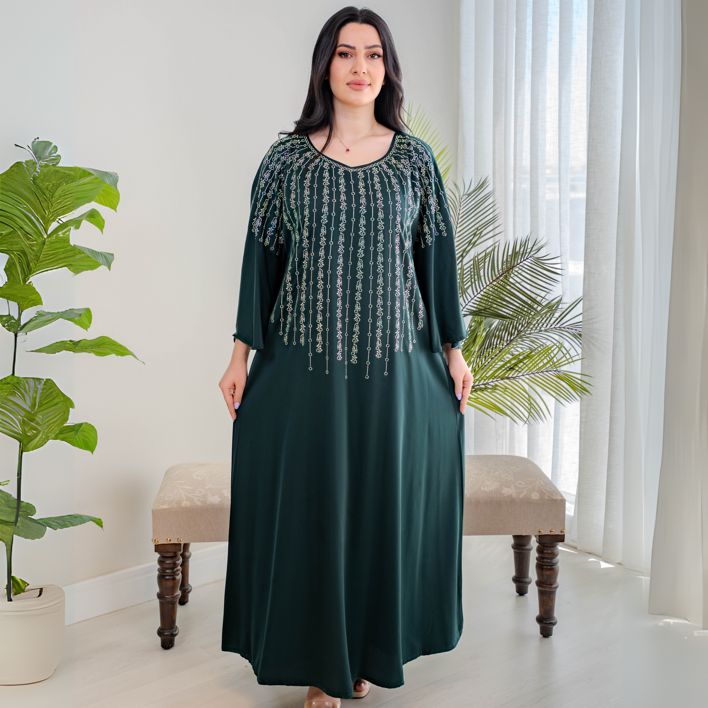 Bint Al-Bilad New Summer Collection 2025 | Stylish Jalabiyas & Kaftans - 4500
