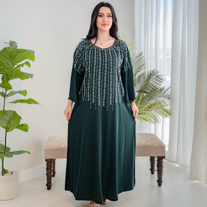 Bint Al-Bilad New Summer Collection 2025 | Stylish Jalabiyas & Kaftans - 4500