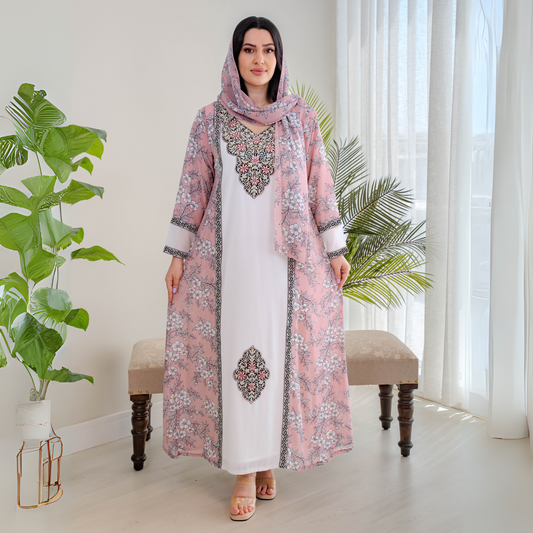 Bint Al-Bilad New Summer Collection 2025 | Stylish Jalabiyas & Kaftans - 4071
