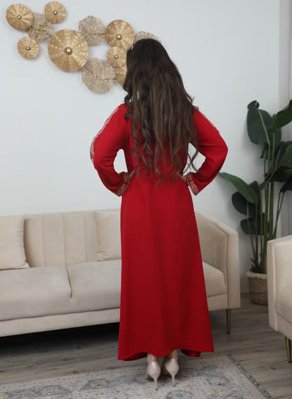 BintAlBilad Saudi Summer Jalabiya For Women New Collection Luxury Designs - 3944