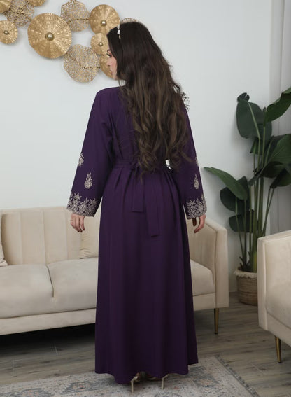 BintAlBilad Saudi Summer Jalabiya For Women New Collection Luxury Designs - 3939